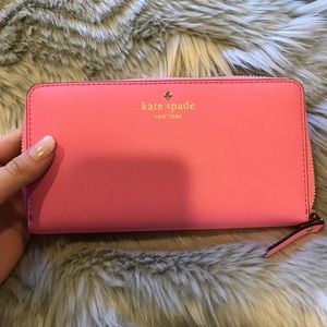 New Pink Spring Kate Spade Cameron Street Wallet